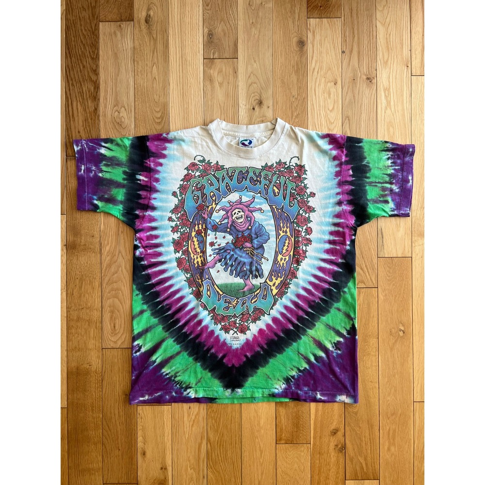 Vintage 1993 Liquid Blue Grateful Dead Jester Tie Dye Endless Tour Size XL